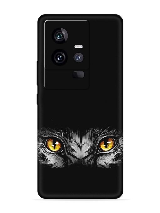 Scary Eye Embossed Soft Silicone Case for Iqoo 11 (5G) Zapvi