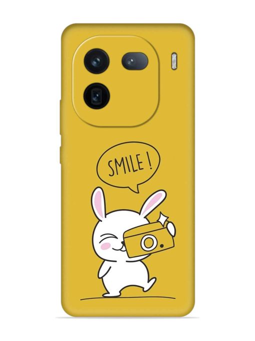 Hey Smile Please Embossed Soft Silicone Case for Iqoo 12 (5G) Zapvi