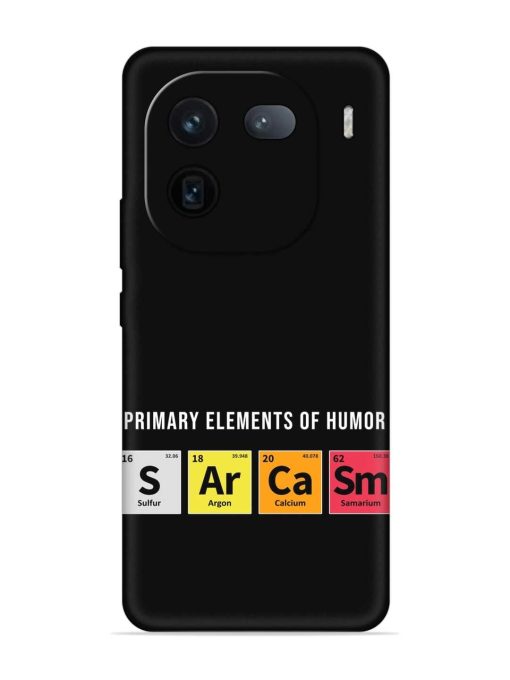 Primary Elements Humor Embossed Soft Silicone Case for Iqoo 12 (5G) Zapvi