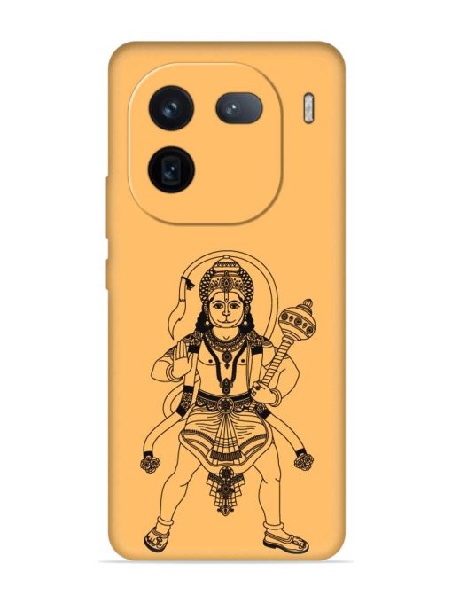 Indian God Hanuman Embossed Soft Silicone Case for Iqoo 12 (5G)