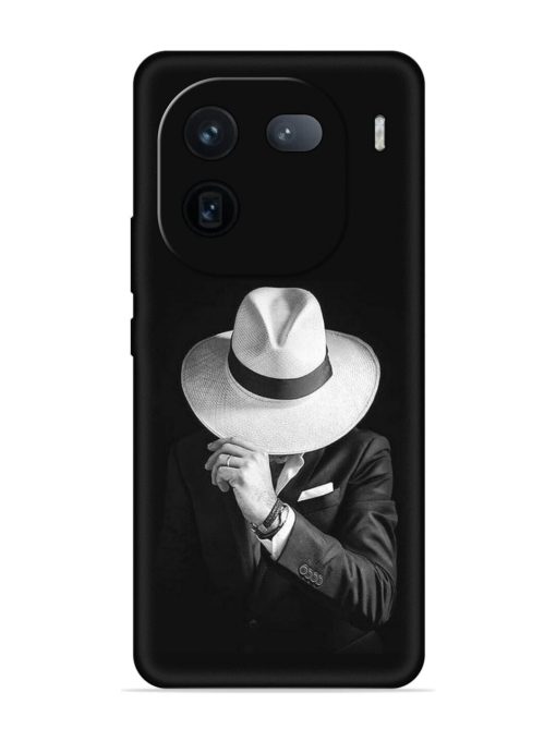 Men Under Hat Embossed Soft Silicone Case for Iqoo 12 (5G) Zapvi