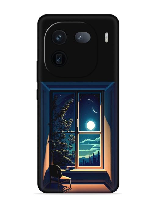 Night View At Window Embossed Soft Silicone Case for Iqoo 12 (5G) Zapvi