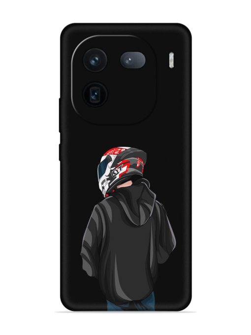 Motorcycle Rider Embossed Soft Silicone Case for Iqoo 12 (5G) Zapvi