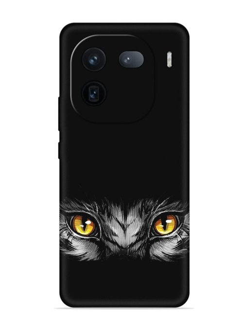 Scary Eye Embossed Soft Silicone Case for Iqoo 12 (5G)