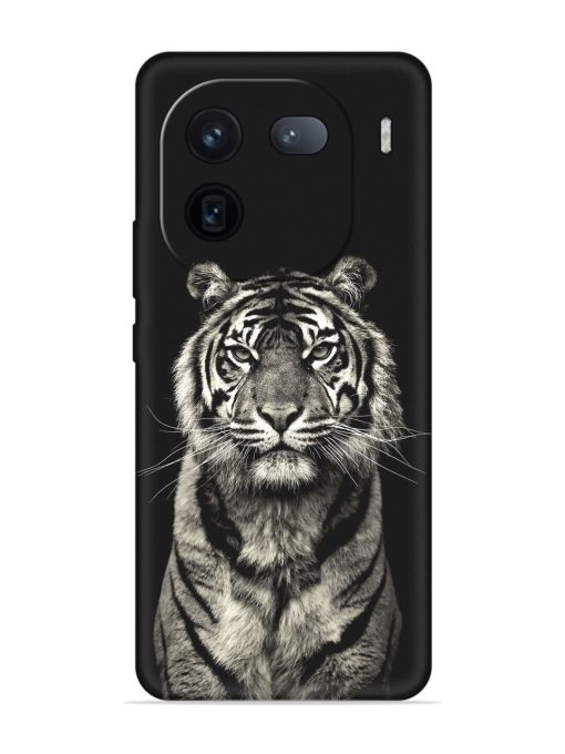 Tiger Art Embossed Soft Silicone Case for Iqoo 12 (5G) Zapvi