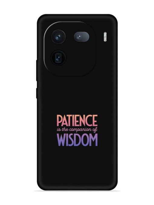 Patience Is The Embossed Soft Silicone Case for Iqoo 12 (5G)