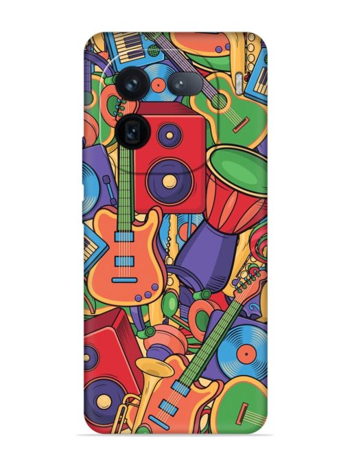 Colorful Music Art Embossed Soft Silicone Case for Iqoo 12 (5G) Zapvi