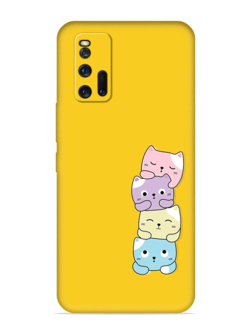 Cartoon Anime Embossed Soft Silicone Case for Iqoo 3 Zapvi