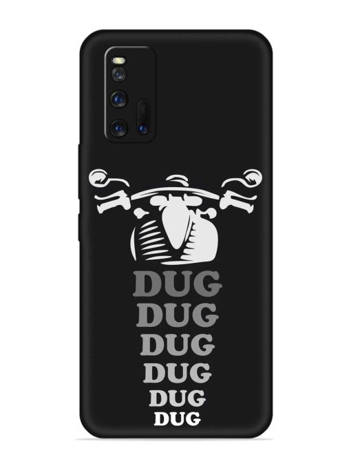 Dug Dug Dug Embossed Soft Silicone Case for Iqoo 3 Zapvi