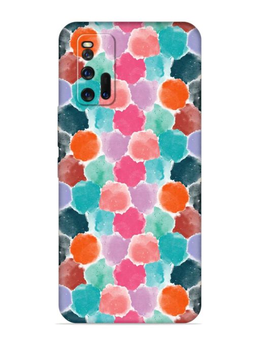 Colorful Seamless Pattern Embossed Soft Silicone Case for Iqoo 3