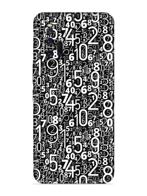 Many Numbers Different Embossed Soft Silicone Case for Iqoo 3 Zapvi