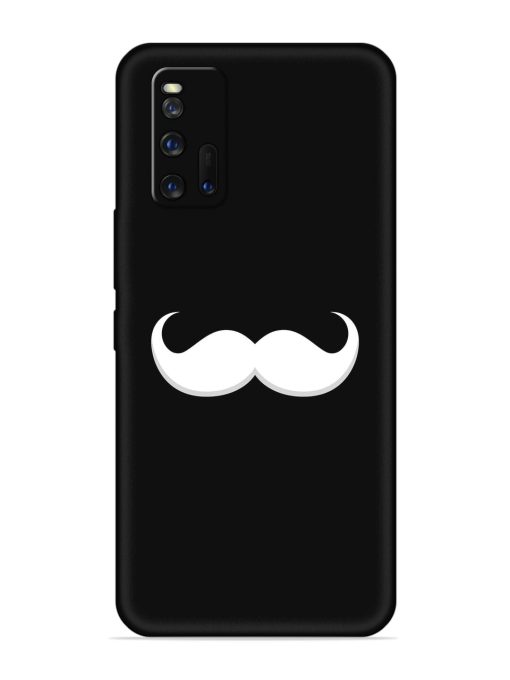 Mustache Vector Embossed Soft Silicone Case for Iqoo 3 Zapvi