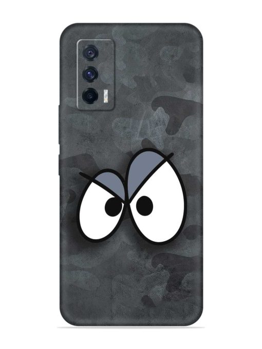 Big Eyes Night Mode Embossed Soft Silicone Case for Iqoo 7 (5G) Zapvi