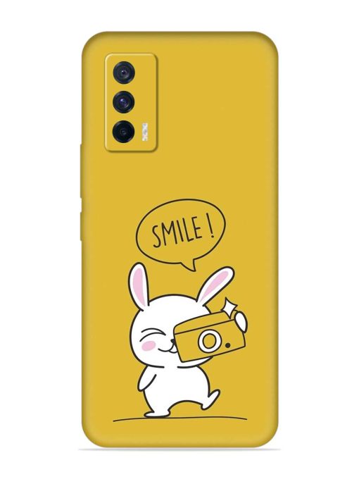 Hey Smile Please Embossed Soft Silicone Case for Iqoo 7 (5G) Zapvi