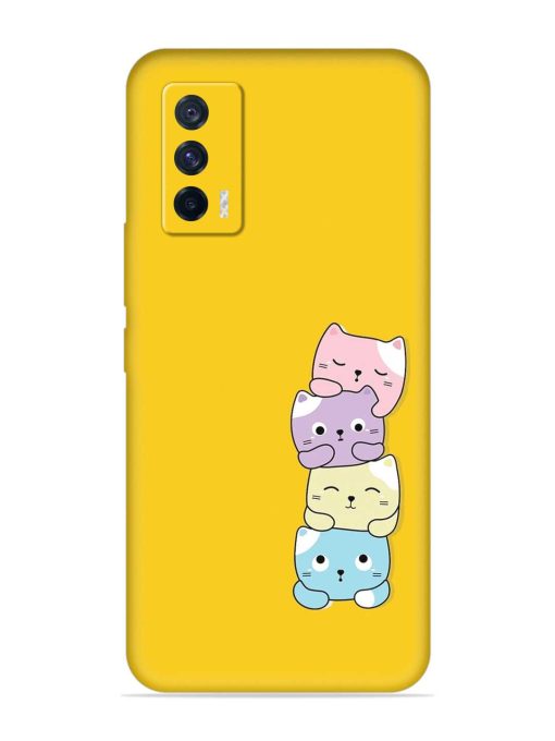 Cartoon Anime Embossed Soft Silicone Case for Iqoo 7 (5G) Zapvi