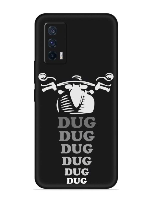 Dug Dug Dug Embossed Soft Silicone Case for Iqoo 7 (5G) Zapvi