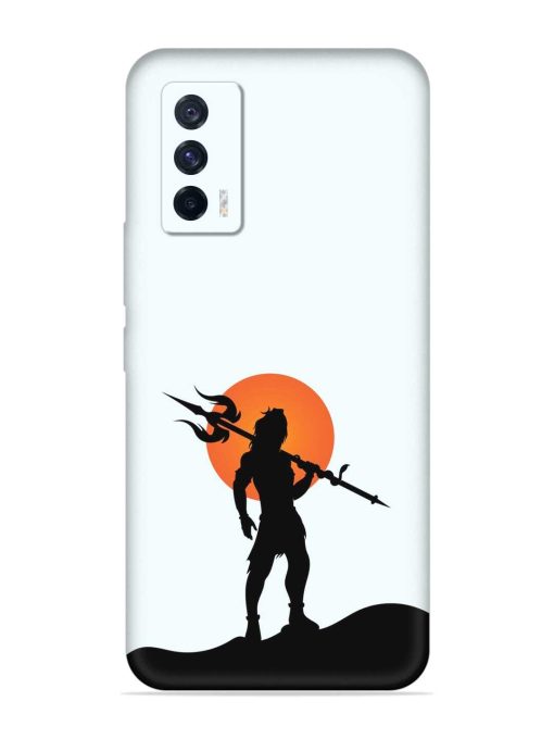 Lord Mahadev Trendy Embossed Soft Silicone Case for Iqoo 7 (5G)