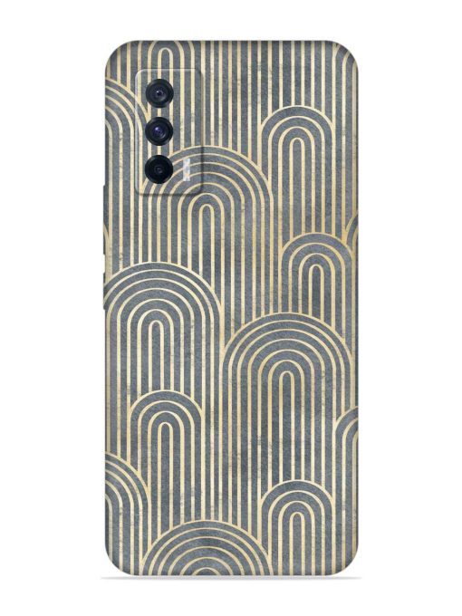 Art Deco Style Embossed Soft Silicone Case for Iqoo 7 (5G) Zapvi