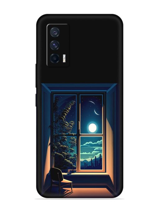 Night View At Window Embossed Soft Silicone Case for Iqoo 7 (5G) Zapvi