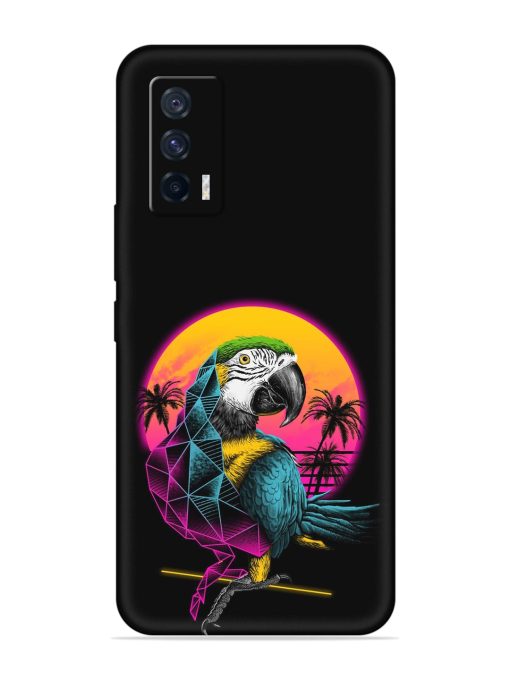 Rad Parrot Embossed Soft Silicone Case for Iqoo 7 (5G) Zapvi