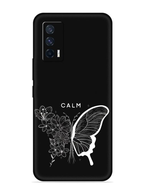 Calm Embossed Soft Silicone Case for Iqoo 7 (5G) Zapvi