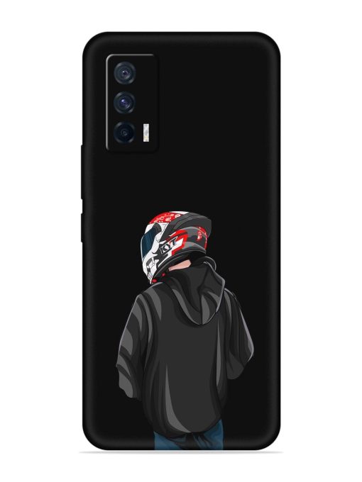 Motorcycle Rider Embossed Soft Silicone Case for Iqoo 7 (5G) Zapvi