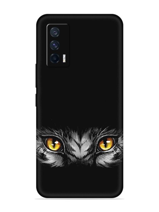 Scary Eye Embossed Soft Silicone Case for Iqoo 7 (5G) Zapvi