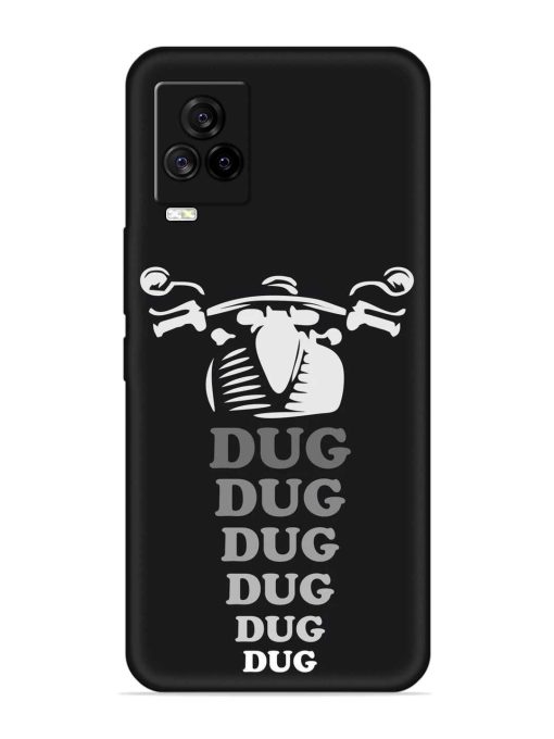 Dug Dug Dug Embossed Soft Silicone Case for Iqoo 7 Legend (5G) Zapvi