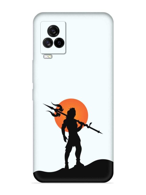 Lord Mahadev Trendy Embossed Soft Silicone Case for Iqoo 7 Legend (5G) Zapvi