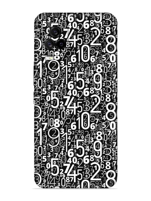 Many Numbers Different Embossed Soft Silicone Case for Iqoo 7 Legend (5G) Zapvi