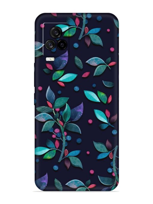 Decorative Watercolor Flower Embossed Soft Silicone Case for Iqoo 7 Legend (5G) Zapvi