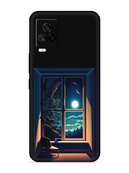 Night View At Window Embossed Soft Silicone Case for Iqoo 7 Legend (5G) Zapvi