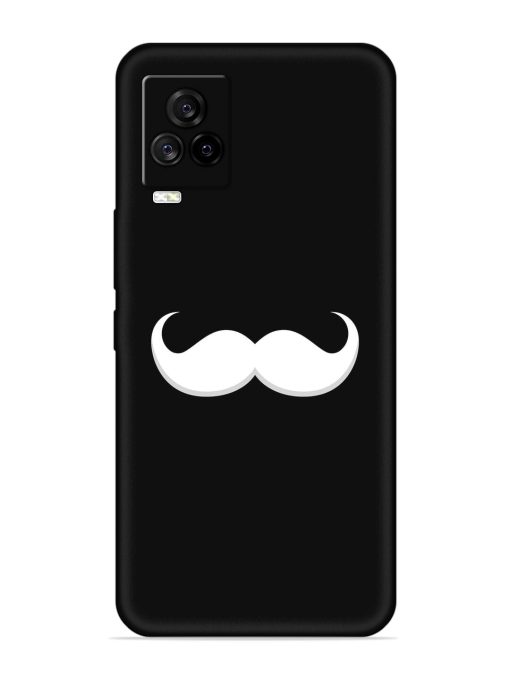 Mustache Vector Embossed Soft Silicone Case for Iqoo 7 Legend (5G)