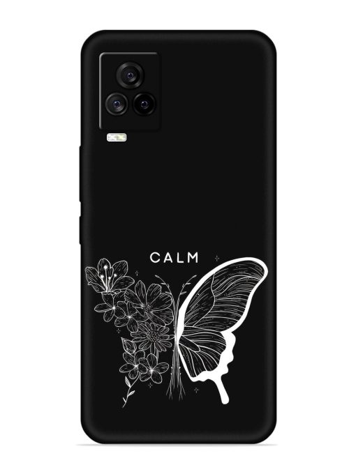 Calm Embossed Soft Silicone Case for Iqoo 7 Legend (5G) Zapvi