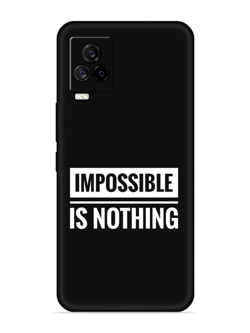 Impossible Is Nothing Embossed Soft Silicone Case for Iqoo 7 Legend (5G) Zapvi