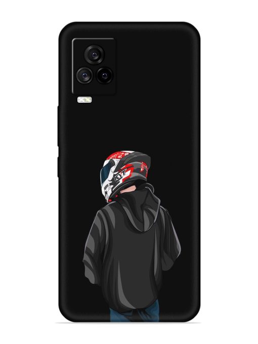 Motorcycle Rider Embossed Soft Silicone Case for Iqoo 7 Legend (5G) Zapvi