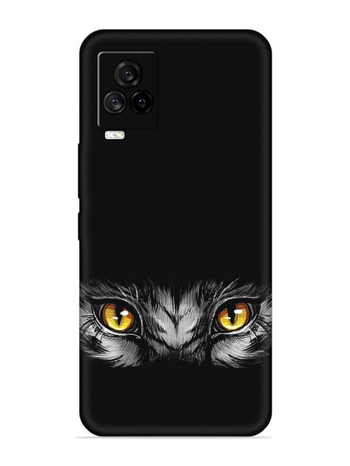 Scary Eye Embossed Soft Silicone Case for Iqoo 7 Legend (5G) Zapvi