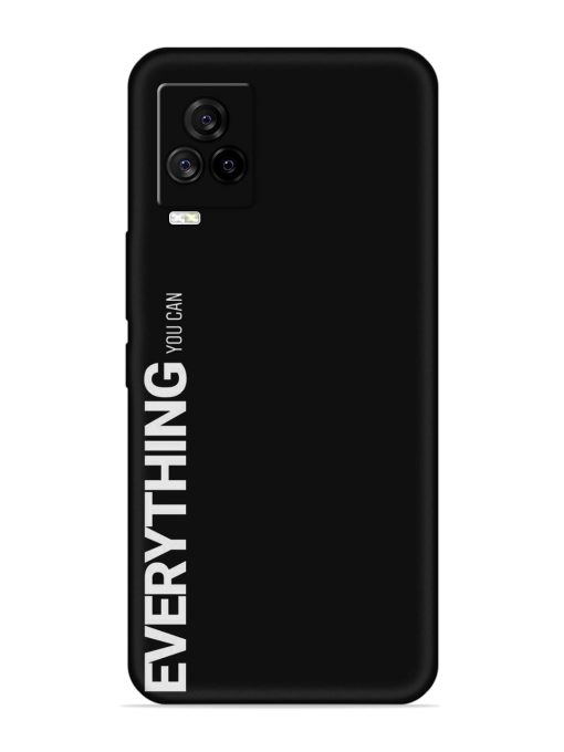 Everything You Can Embossed Soft Silicone Case for Iqoo 7 Legend (5G) Zapvi