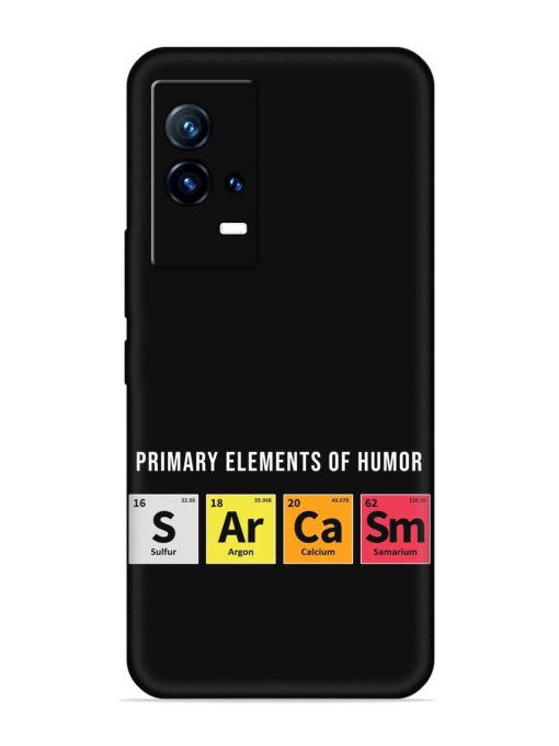 Primary Elements Humor Embossed Soft Silicone Case for Iqoo 9 (5G) Zapvi