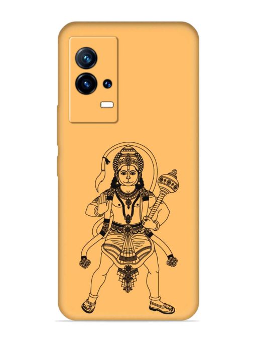 Indian God Hanuman Embossed Soft Silicone Case for Iqoo 9 (5G) Zapvi