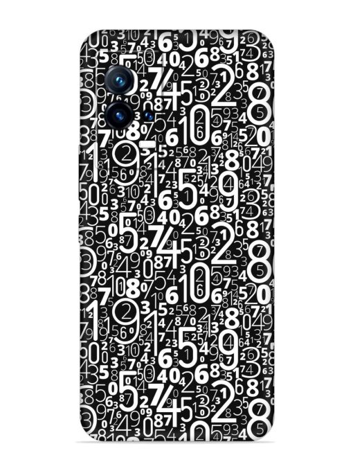 Many Numbers Different Embossed Soft Silicone Case for Iqoo 9 (5G)