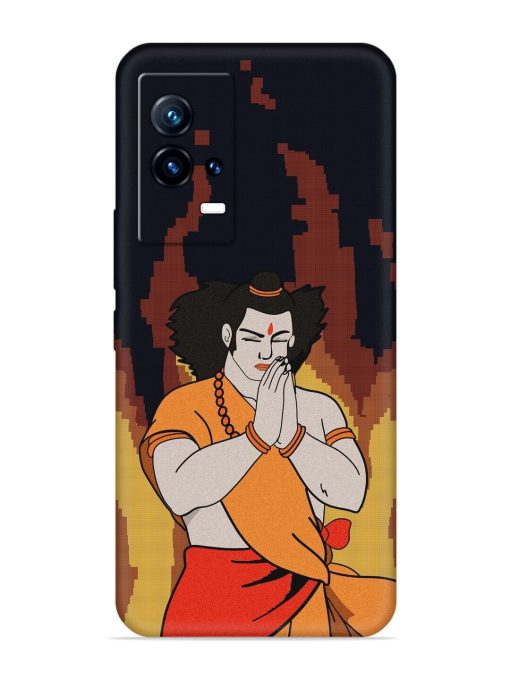 Shree Ram Vector Embossed Soft Silicone Case for Iqoo 9 (5G)