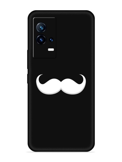 Mustache Vector Embossed Soft Silicone Case for Iqoo 9 (5G) Zapvi