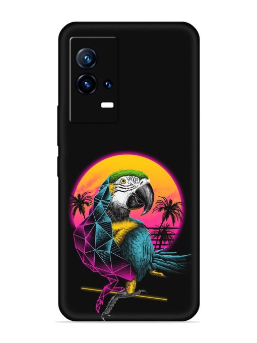 Rad Parrot Embossed Soft Silicone Case for Iqoo 9 (5G) Zapvi