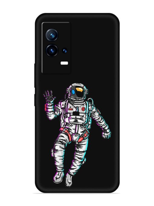 Spaceman Embossed Soft Silicone Case for Iqoo 9 (5G) Zapvi