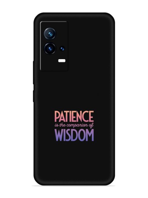 Patience Is The Embossed Soft Silicone Case for Iqoo 9 (5G) Zapvi