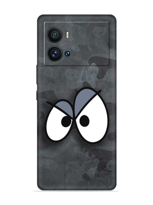 Big Eyes Night Mode Embossed Soft Silicone Case for Iqoo 9 Pro