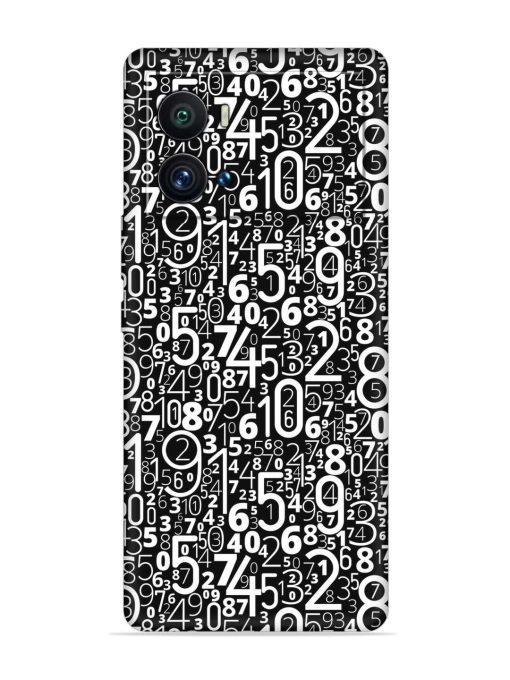 Many Numbers Different Embossed Soft Silicone Case for Iqoo 9 Pro Zapvi