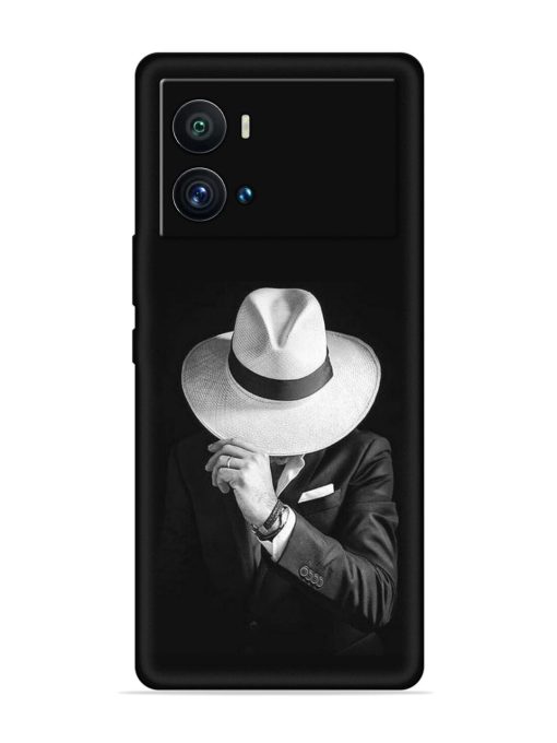 Men Under Hat Embossed Soft Silicone Case for Iqoo 9 Pro Zapvi