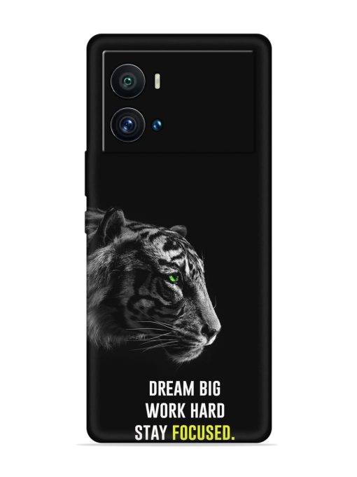 Dream Big Work Hard Embossed Soft Silicone Case for Iqoo 9 Pro Zapvi